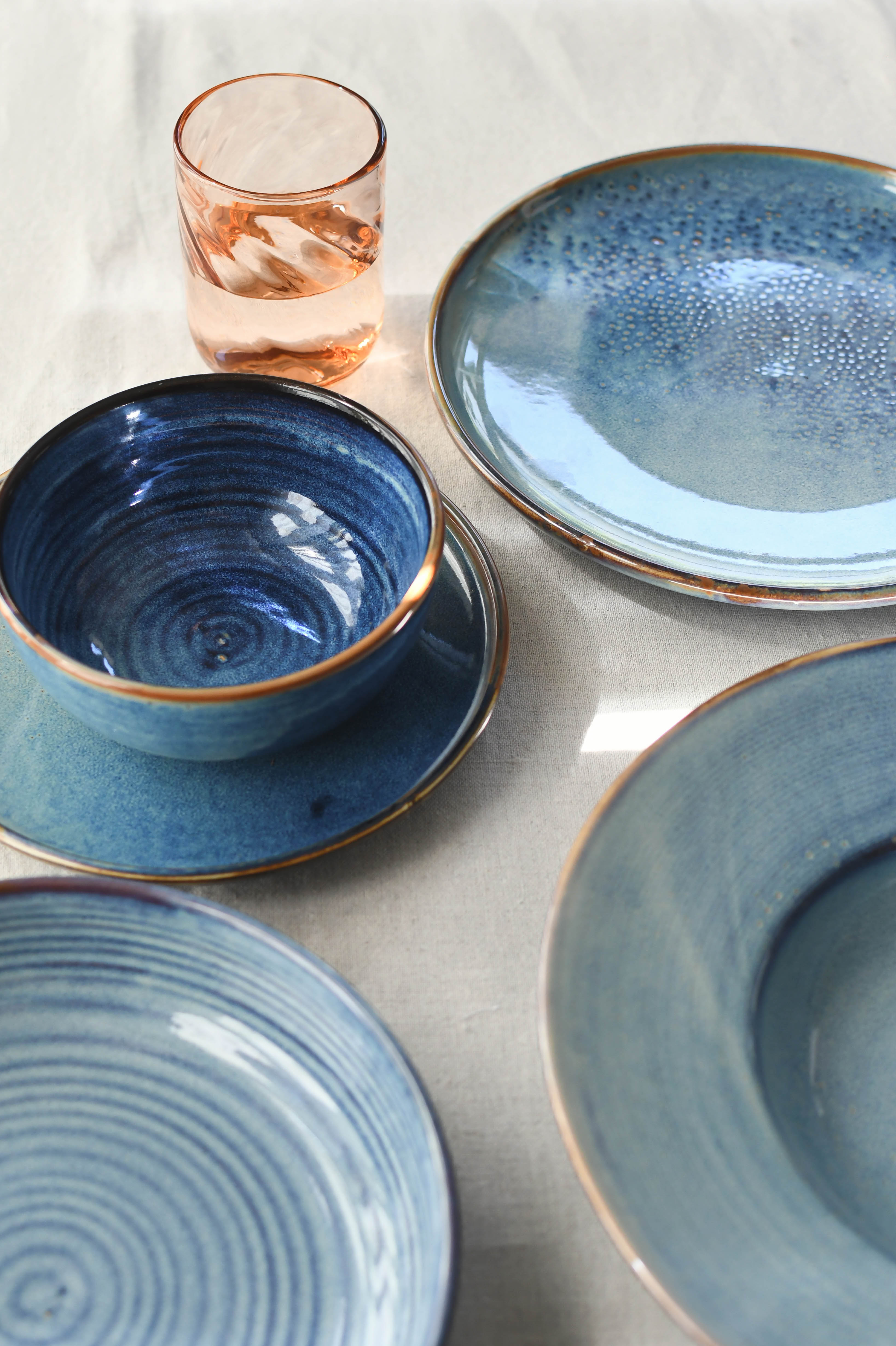 Space tallerken, blå - Ø26 cm.